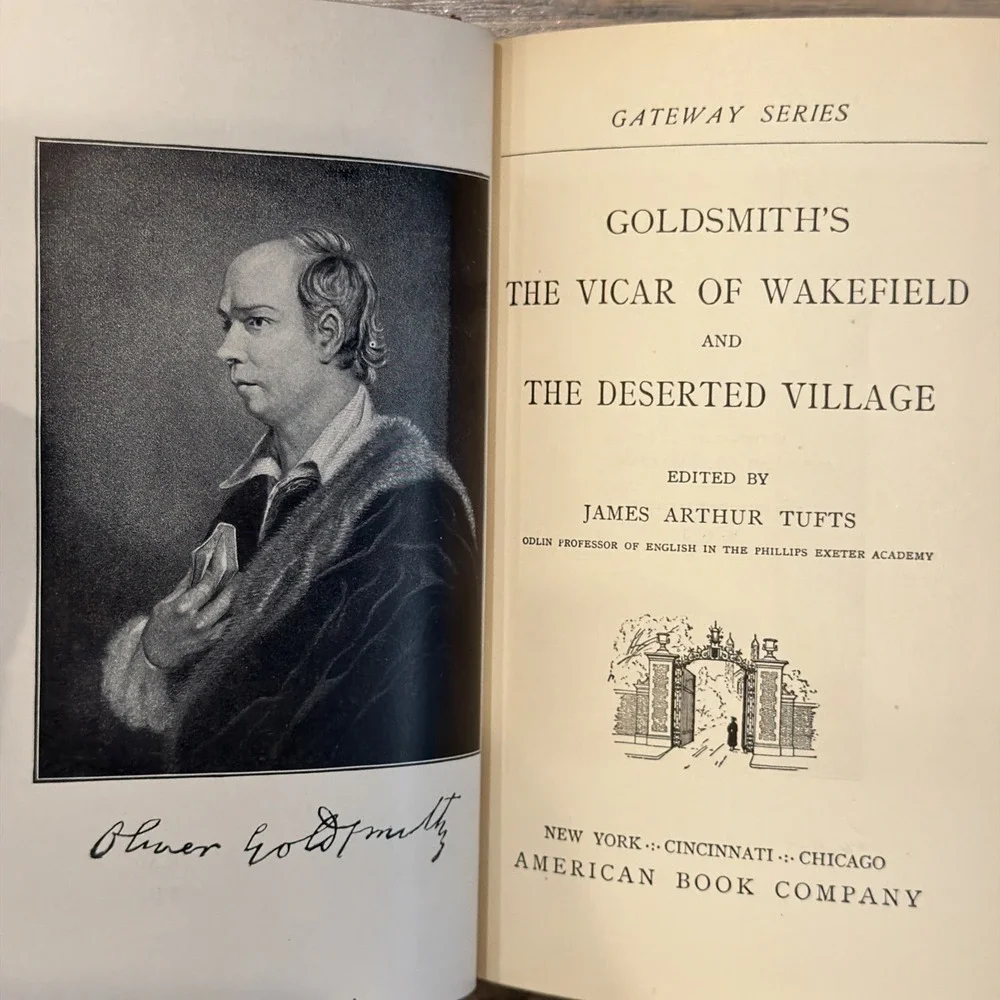Goldsmith's‎ The Vicar of Wakefield & Deserted Village Gateway Series HC 1907